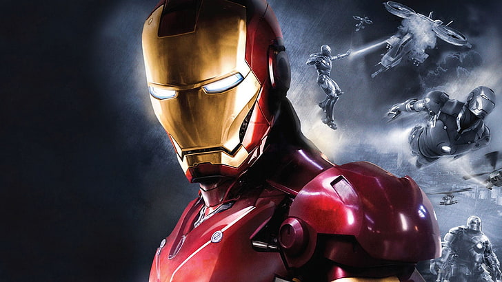 Marvel Iron-Man-konstverk, Iron Man, superhjälte, HD tapet