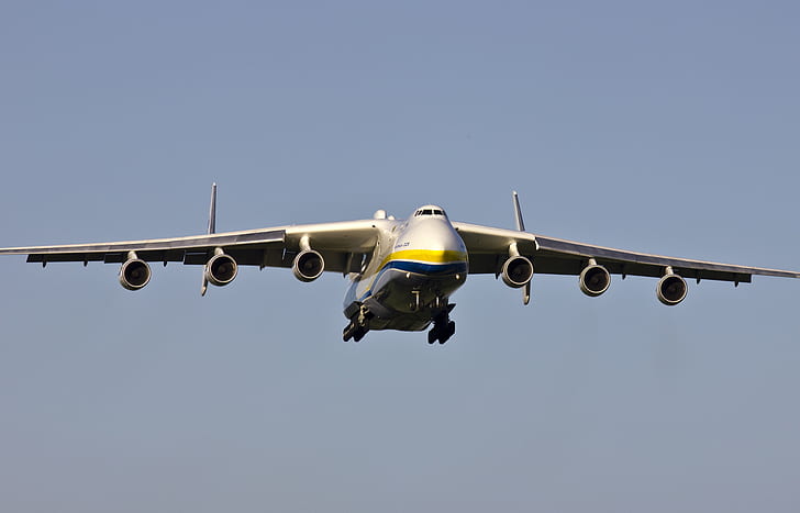 o avião, o an-225, transporte, 
