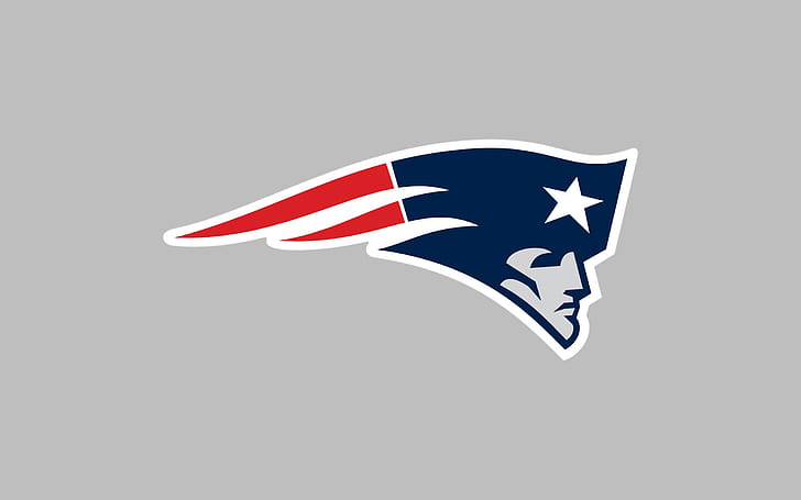 Logo New England Patriots, logo patriot england baru, england baru, patriot, nfl, Wallpaper HD