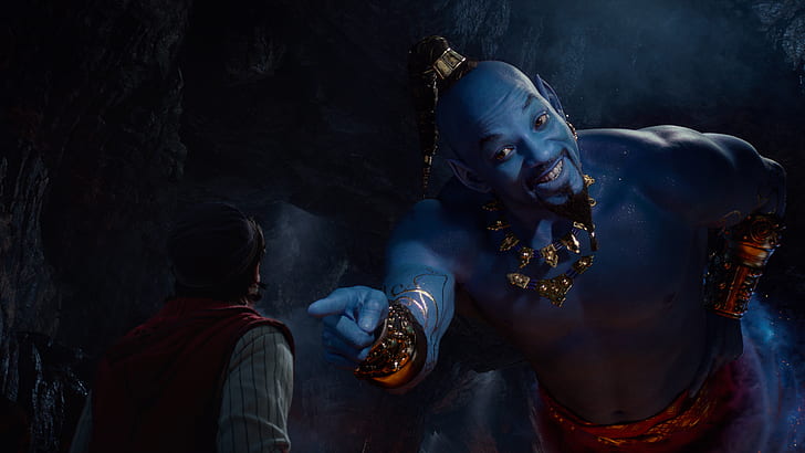 Movie, Aladdin (2019), Will Smith, HD wallpaper