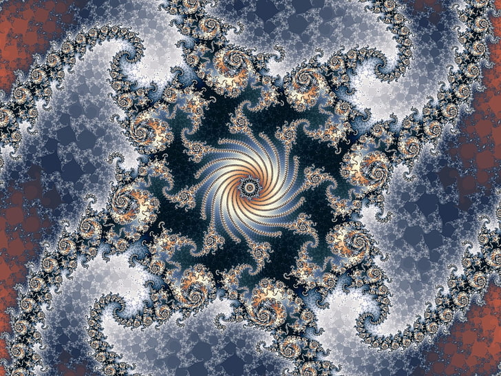 fractal, abstract, Mandelbrot, HD wallpaper