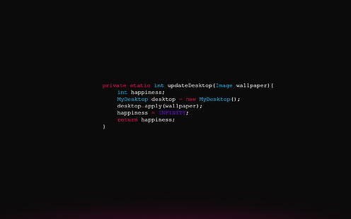 texto em branco, rosa e verde-azulado, destaque de sintaxe, código, Java, minimalismo, HD papel de parede HD wallpaper