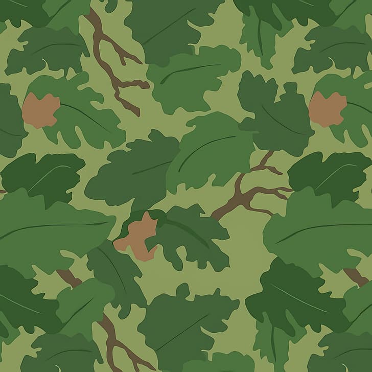 camouflage, Vietnam War, USMC, leaves, HD wallpaper