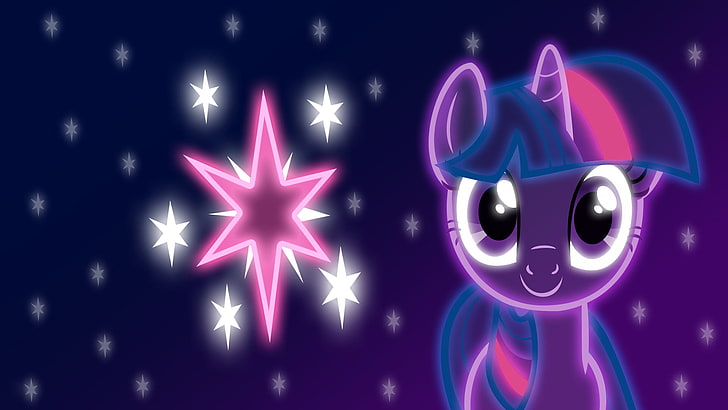 برنامج تلفزيوني ، My Little Pony: الصداقة هي السحر ، My Little Pony ، Twilight Sparkle ، Vector، خلفية HD