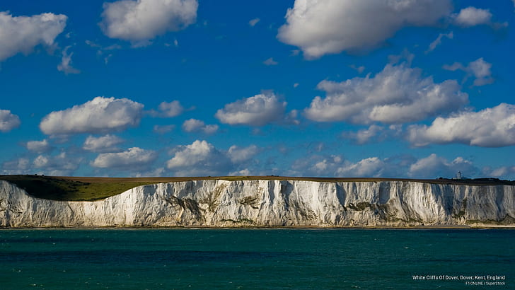 White Cliffs Of Dover, Dover, Kent, England, Europe, HD wallpaper
