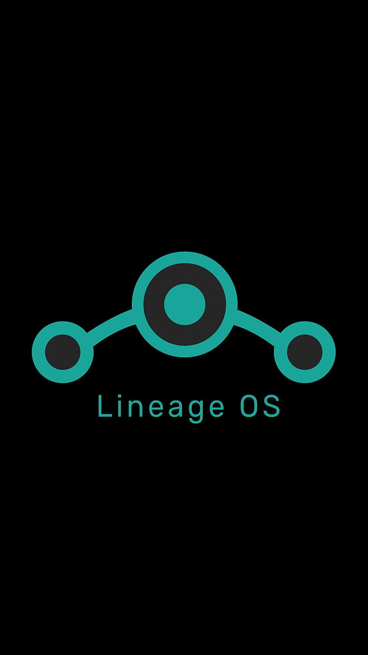 Lineage OS, Android (system operacyjny), minimalizm, proste tło, Tapety HD, tapety na telefon