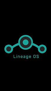 Lineage OS, Android (sistema operativo), minimalismo, fondo simple, Fondo de pantalla HD HD wallpaper