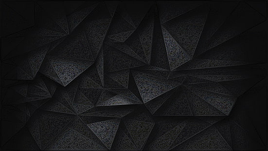 grå digital tapet, abstrakt, geometri, HD tapet HD wallpaper