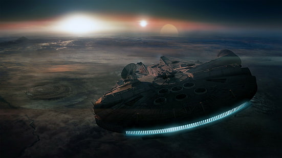 Millennium Falcon, Star Wars, วอลล์เปเปอร์ HD HD wallpaper
