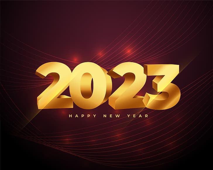 2023 (Yıl), Noel, Yeni Yıl, HD masaüstü duvar kağıdı