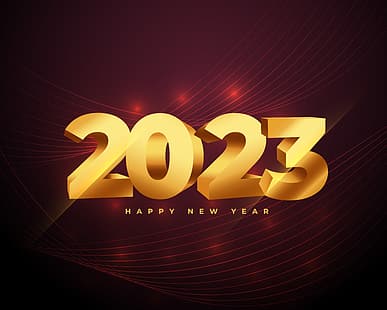 2023 (Rok), Boże Narodzenie, Nowy Rok, Tapety HD HD wallpaper