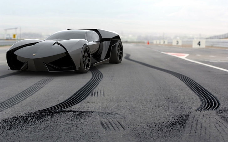 car, Lamborghini Ankonian Concept, HD wallpaper