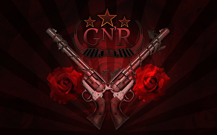 Guns N' Roses logo, Band (Music), Guns N' Roses, HD wallpaper