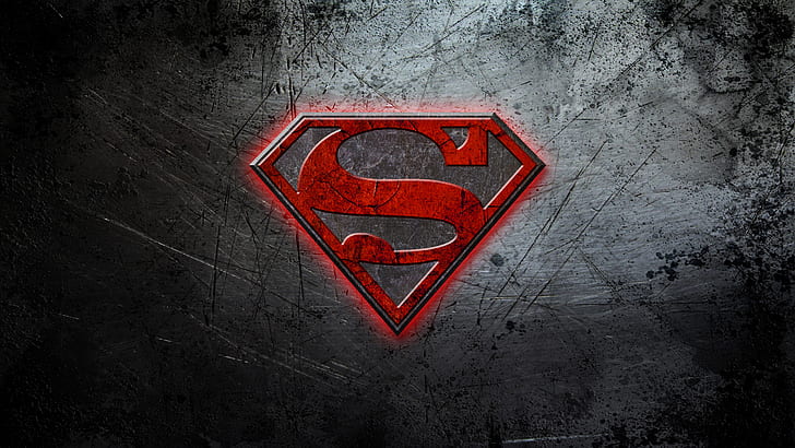 Superman DC Logo HD, kartun / komik, logo, dc, superman, Wallpaper HD