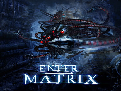 Ingrese al fondo de pantalla The Matrix, ingrese la matriz, matriz, cazador, Fondo de pantalla HD HD wallpaper