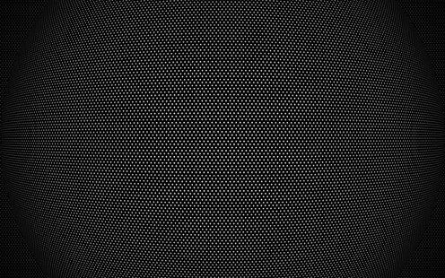 Tekstura czarnych kropek, czarne kropki, łamigłówka, czarno-biała, czarna kropka, Tapety HD HD wallpaper