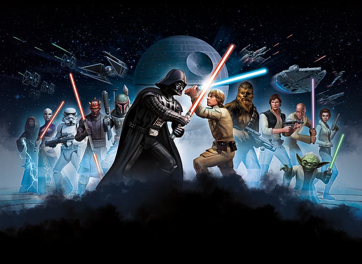 video oyunları, Death Star, Star Wars: Galaxy of Heroes, HD masaüstü duvar kağıdı