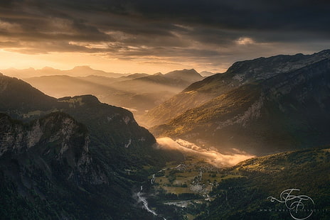 landscape, Max Rive, mountains, HD wallpaper HD wallpaper