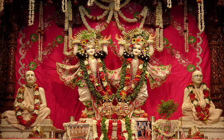 Hinduistischer Gott Krishna, Hintergrund, Religion, Gott, HD-Hintergrundbild