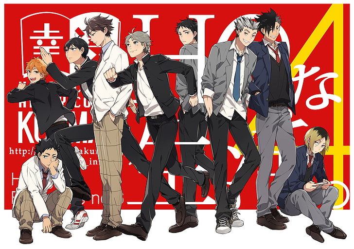 Anime Charaktere Wallpaper, Haikyuu !!, Anime Jungs, Hinata Shouyou, Kageyama Tobio, Kozume Kenma, Kurō Tetsurō, HD-Hintergrundbild