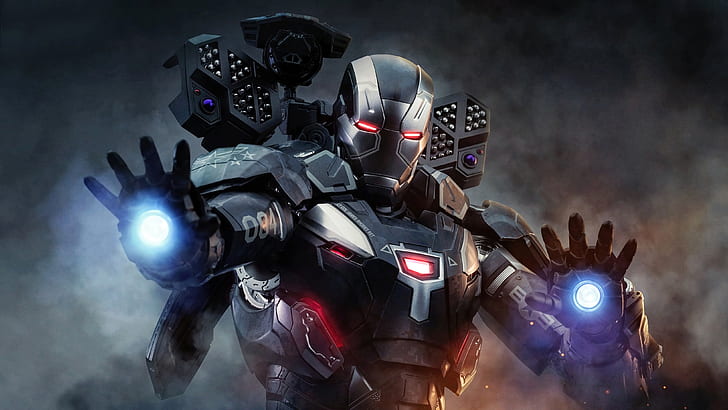 The Avengers, Avengers Endgame, Rüstung, James Rhodes, Marvel-Comics, Kriegsmaschine, HD-Hintergrundbild