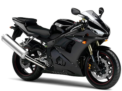 Yamaha R6 Sports Bike HD, bicicleta esportiva preta, esportes, motos, motos, motos e motos, yamaha, bike, r6, HD papel de parede HD wallpaper