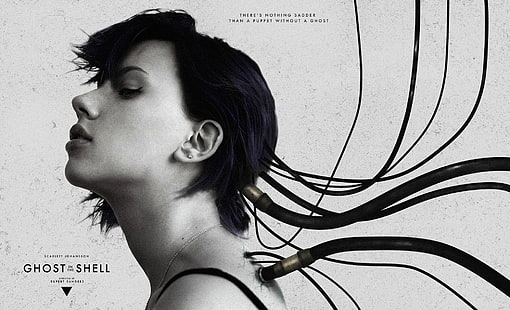 Geist in der Muschel, Scarlett Johansson, Kusanagi Motoko, Filme, HD-Hintergrundbild HD wallpaper