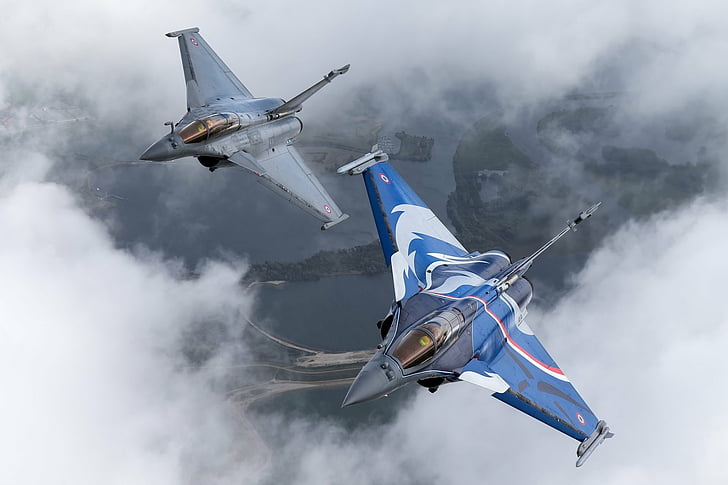 Jet Fighters, Dassault Rafale, Avion, Avion de chasse, Avion de combat, Fond d'écran HD
