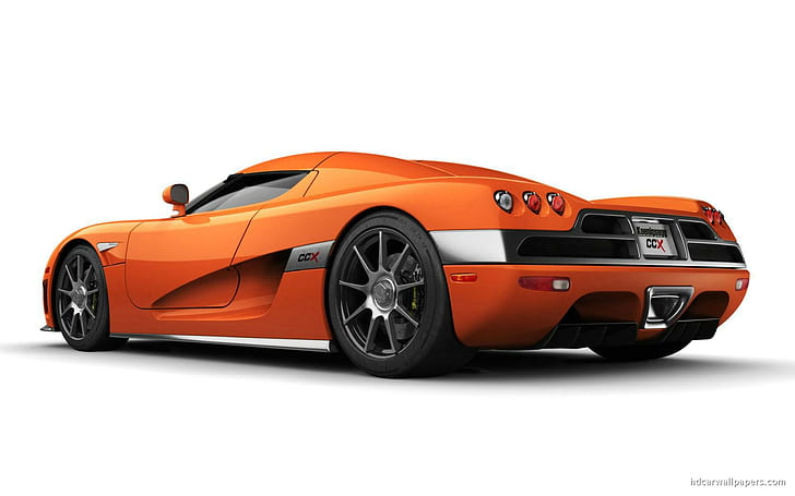 Koenigsegg CCX Orange, koenigsegg ccx สีส้ม, koenigsegg, สีส้ม, รถยนต์, วอลล์เปเปอร์ HD