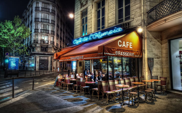 Paris HDR, france, pics, street, towny, city, HD wallpaper
