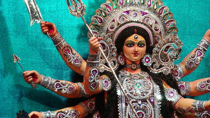 Durga Puja, 1920 x 1080, zdjęcia 4k, Tapety HD