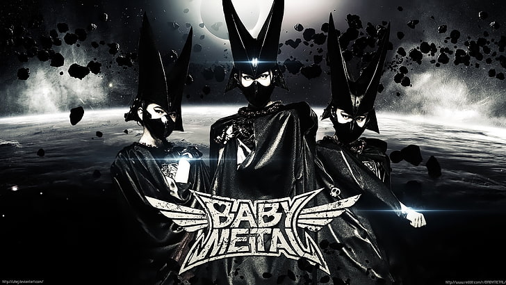 Babymetal, Su-METAL, Yui-METAL, Moa-METAL, Ídolo, J-pop, HD papel de parede