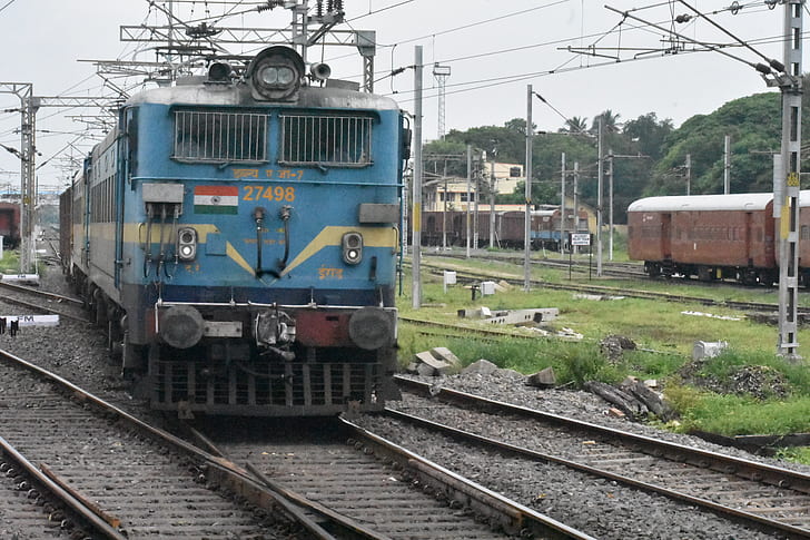 インドの鉄道、電車、写真、鉄道、エンジン、 HDデスクトップの壁紙
