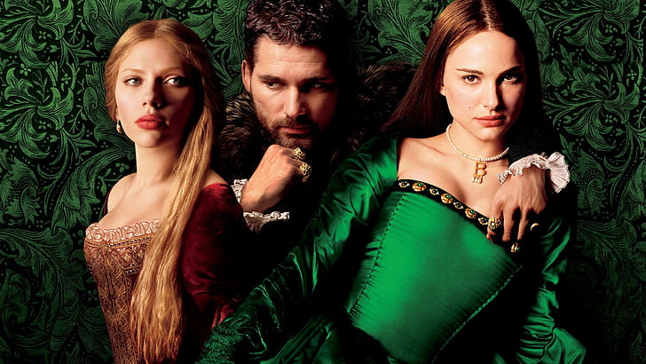 ภาพยนตร์เรื่อง The Other Boleyn Girl, Eric Bana, Natalie Portman, Scarlett Johansson, วอลล์เปเปอร์ HD