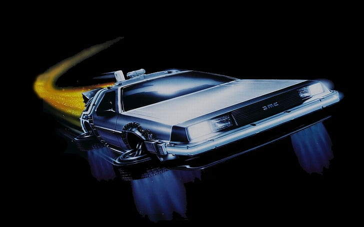 Back to the Future, movies, car, vehicle, HD wallpaper