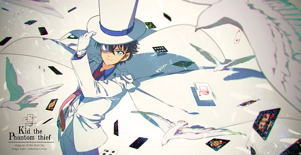 Anime, détective Conan, Kaito Kuroba, Fond d'écran HD HD wallpaper