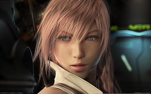 Beautiful girl in Final Fantasy 13, Beautiful, Girl, Final, Fantasy, Fond d'écran HD HD wallpaper