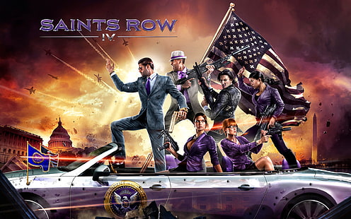 Fond d'écran numérique Saints Row 4, Saints Row IV, Fond d'écran HD HD wallpaper