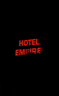 hotel, neon, inscription, signboard, HD wallpaper HD wallpaper
