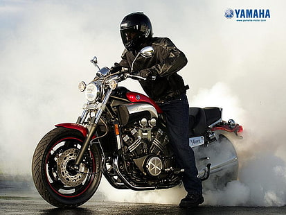 Burn course Yamaha V-Max - Burn Motorcycles Yamaha HD Art, Yamaha, Burn, course, V-Max -, HD тапет HD wallpaper