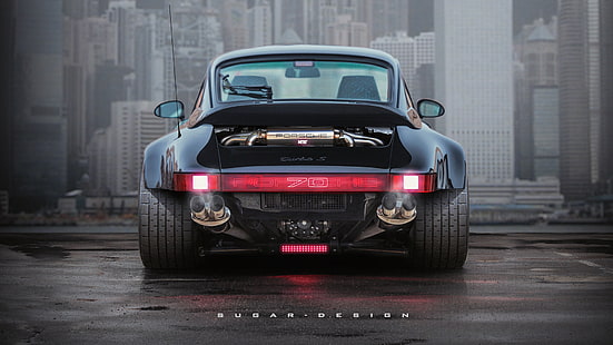 Porsche, deutsche Autos, Sportwagen, Auto, Fahrzeug, digitale Kunst, Porsche 911 Turbo S, HD-Hintergrundbild HD wallpaper