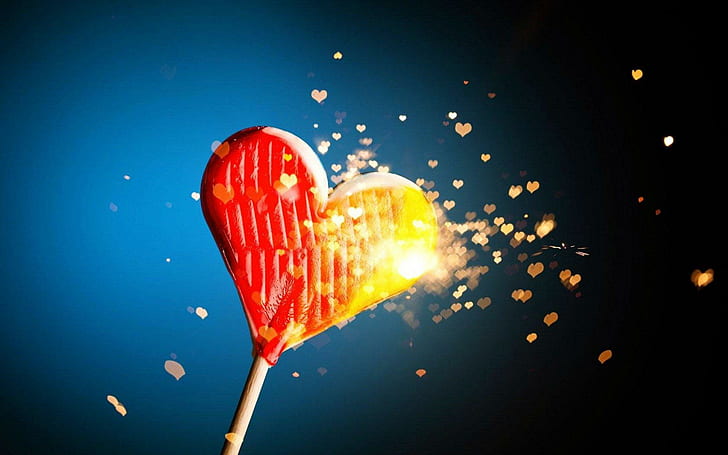 Love Lollipop Hearts, 1920x1200, love lollipop, lollipop, hearts, HD wallpaper
