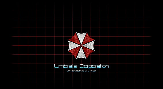Umbrella Corp., overlay teks Umbrella Corporation, Film, Film Lain, payung korporasi, resident evil, Wallpaper HD HD wallpaper