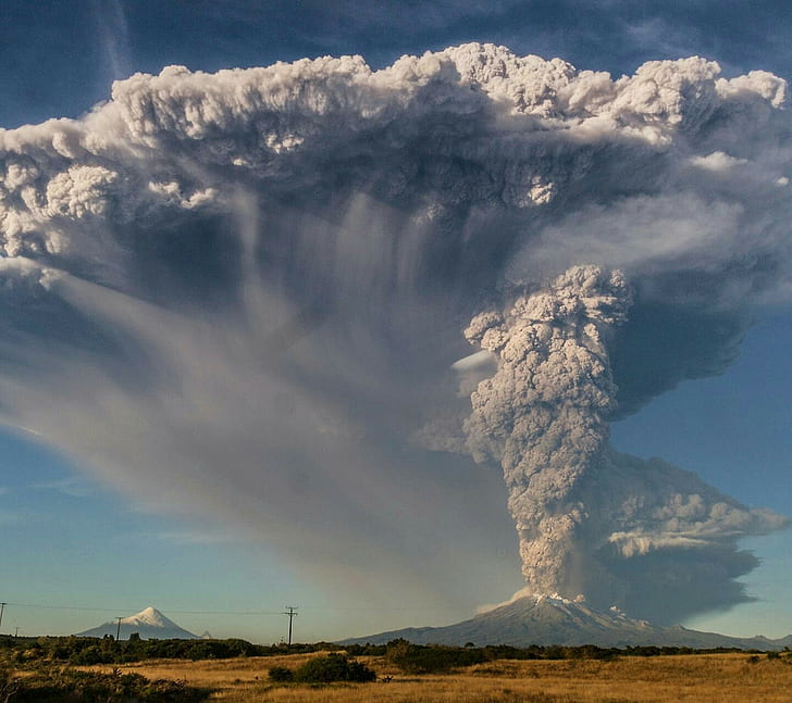 بركان ، تشيلي ، التوربينات، خلفية HD