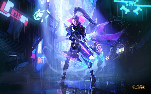 Rift-Projekt der Vayne-Beschwörer Skins League of Legends Vayne (League of Legends), HD-Hintergrundbild HD wallpaper