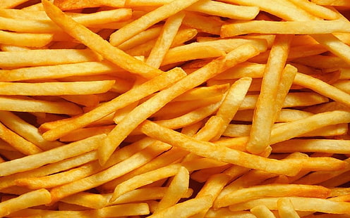 Pommes frites, Pommes frites, gebraten, Scheiben, HD-Hintergrundbild HD wallpaper