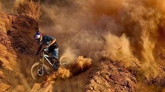 การขี่จักรยานการแข่งขันการสืบเชื้อสายจากภูเขา velobike ดาวน์ฮิลล์, วอลล์เปเปอร์ HD HD wallpaper