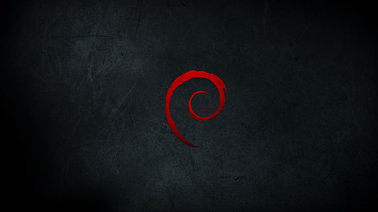 Debian, Linux, dark, Bass Clef, Sfondo HD HD wallpaper