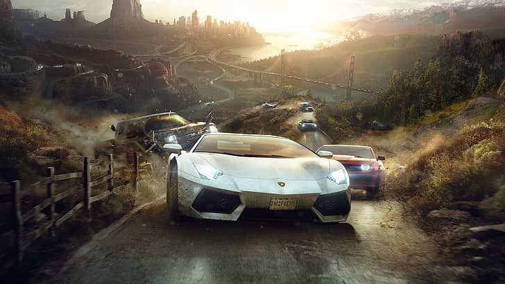 صورة لعبة السباق ، The Crew ، السيارة ، ألعاب الفيديو ، Ubisoft، خلفية HD