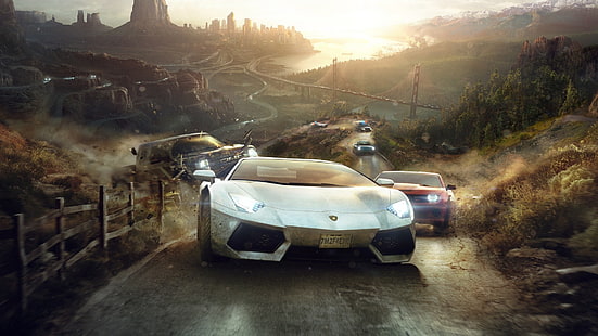 صورة لعبة السباق ، The Crew ، السيارة ، ألعاب الفيديو ، Ubisoft، خلفية HD HD wallpaper